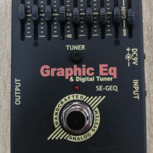 Pedal equalizador y afinador